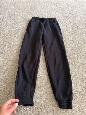 H&M Black Elastic Waist Joggers